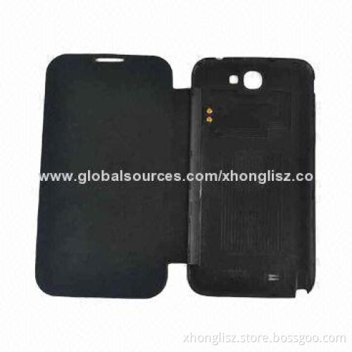PC Cover with Leather Case for Samsung Galaxy Note II